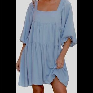 MOVING SALE - Cute square neck dress ✰ summer // casual // flowy